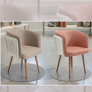 Modern Velvet Tub Dining Chairs.