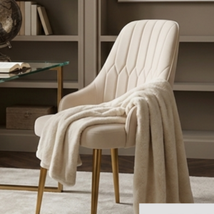 Luxury-Cream-Velvet-Dining-Chair-with-Geometric-Stitching-and-Tapered-Gold-Metal-Legs