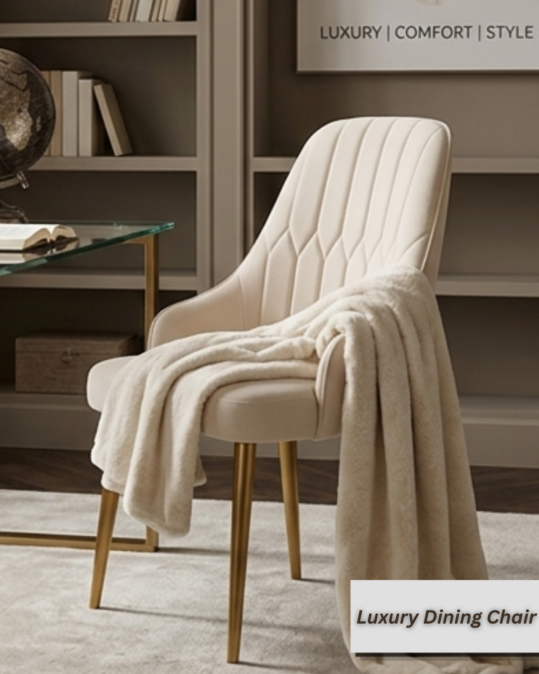 Luxury-Cream-Velvet-Dining-Chair-with-Geometric-Stitching-and-Tapered-Gold-Metal-Legs