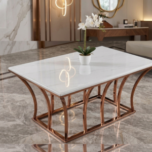 Premium-Luxe-Marble-Coffee-Table-White-Top-Rose-Gold-Base