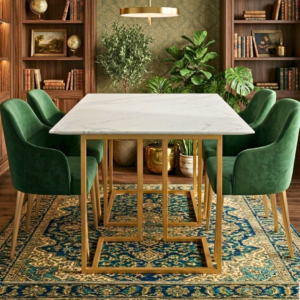 Luxury Marble Top Dining Set