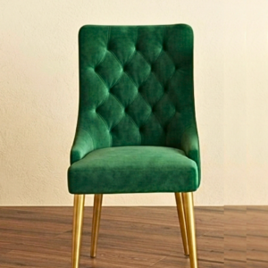 The Royal Emerald Tufted Dining Chair